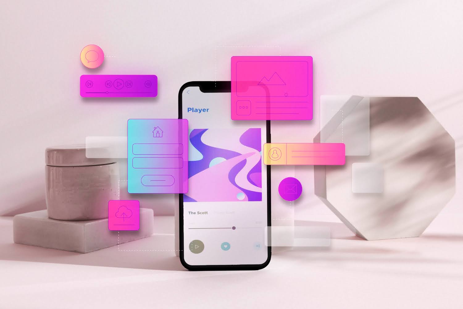 3D Animated Visual Elements - UI UX Design Trends - Instinct Design Studio